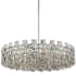 Allegri Piazze 9 Light 29" Wide Crystal Pendant Polished Chrome