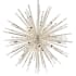 Allegri Sprazzo 28 Light 36" Wide Crystal Sputnik Chandelier Polished Silver / Clear Firenze