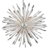 Allegri Sprazzo 36 Light 48" Wide Crystal Sputnik Chandelier Polished Silver / Clear Firenze