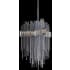 Allegri Piovere 28" Wide Crystal Pendant Chrome