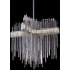 Allegri Piovere 40" Wide Crystal Pendant Chrome