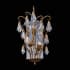 Allegri Tulipani 3 Light 26" Tall Wall Sconce Winter Brass