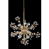 Allegri Shorecrest 6 Light 13" Wide Crystal Multi Light Pendant 18K Gold / Clear Firenze