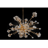 Allegri Constellation 30 Light 39" Wide Crystal Sputnik Chandelier 18K Gold / Clear Firenze