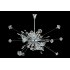 Allegri Constellation 46 Light 60" Wide Crystal Sputnik Chandelier Chrome with Clear Crystals