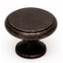 Alno Knobs - 1-1/4" Round Contemporary Solid Brass Mushroom Cabinet Knob / Drawer Knob Barcelona
