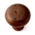 Alno Sierra 1-1/2" Round Distressed Rustic Solid Bronze Cabinet Knob / Drawer Knob Dark Bronze