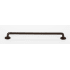 Alno Sierra 18" Center to Center Distressed Rustic Industrial Solid Bronze Large Cabinet Handle / Drawer Pull Dark Bronze
