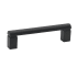 Alno Vogue 4" Center to Center Solid Brass Bold Cabinet Handle / Drawer Pull Matte Black