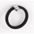 Alno Convertibles 2-1/2" Round Solid Brass Cabinet Drop Ring Pull with Swarovski Crystal Accent - Complete Set Polished Chrome / Bronze