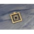 Alno-C2671-Square Ring Pulls in Satin Brass