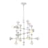 Alora Lighting Cadence 18 Light 30" Wide Sputnik Chandelier Antique White