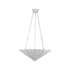 Alora Lighting Martine 3 Light 23" Wide Chandelier Antique White
