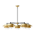 Alora Lighting Tetsu 5 Light 29" Wide Chandelier Brushed Gold / Clear Glass