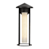 Alora Lighting Tenko 9" Tall Wall Sconce Black / Glossy Opal Glass