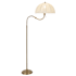 Alora Lighting Crosby 68" Tall Gooseneck Floor Lamp Brushed Gold