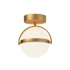 Alora Lighting Globo 10" Wide Flush Mount Globe Ceiling Fixture Brushed Gold