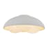 Alora Lighting Robyn 3 Light 16" Wide Flush Mount Ceiling Fixture with Opal Glass Shades Antique White / Opal Glass