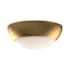 Alora Lighting Rubio 2 Light 12" Wide Flush Mount Bowl Ceiling Fixture with Opal Glass Shade Aged Gold