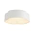 Alora Lighting Adella 3 Light 14" Wide Flush Mount Drum Ceiling Fixture Antique White
