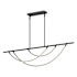 Alora Lighting Aryas 60" Wide LED Linear Chandelier Urban Bronze