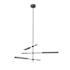 Alora Lighting Astrid 31" Wide 3 Light LED Chandelier Urban Bronze