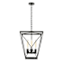Alora Lighting Lattice 4 Light 17" Wide Multi Light Pendant Urban Bronze