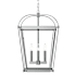 Alora Lighting Manor 4 Light 17" Wide Taper Candle Multi Light Pendant Polished Chrome
