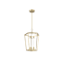 Alora Lighting Delphine 17" Wide LED Pendant Natural Brass