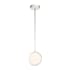 Alora Lighting Blanco 6" Wide LED Mini Pendant Polished Nickel / Alabaster