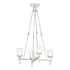 Alora Lighting Lucian 4 Light 22" Wide Crystal Chandelier Clear Crystal / Polished Nickel