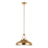 Alora Lighting Palmetto 15" Wide Pendant Polished Brass / Glossy Opal Glass