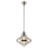Alora Lighting Willard 14" Wide Pendant Polished Nickel / Clear Prismatic Glass