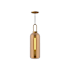 Alora Lighting Soji 6" Wide Mini Pendant with a Copper Glass Shade Aged Gold