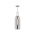 Alora Lighting Soji 6" Wide Mini Pendant with Smoked Glass Shade Brushed Nickel
