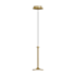 Alora Lighting Issa 6" Wide 3000K LED Mini Pendant Brushed Gold