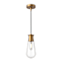 Alora Lighting Marcel 8" Wide Mini Pendant Aged Gold
