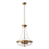 Alora Lighting Marcel 21" Wide Multi Light Pendant Aged Gold