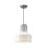 Alora Lighting Westlake 11" Wide Pendant with Glossy Opal Glass Shade Brushed Nickel