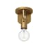 Alora Lighting Claire 8" Wide Semi-flush Ceiling Fixture Aged Gold