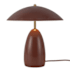 Alora Lighting Poppy 14" Tall 3000K LED Vase Table Lamp Burgundy