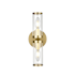 Alora Lighting Revolve 2 Light 13" Tall Bathroom Sconce Natural Brass