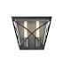 Alora Lighting Lattice 2 Light 10" Tall Bathroom Sconce Urban Bronze