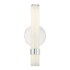 Alora Lighting Madison 14" Tall LED Wall Sconce Polished Nickel / Glossy Opal