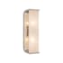 Alora Lighting Abbott 2 Light 15" Tall Wall Sconce Polished Nickel / Alabaster