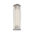 Alora Lighting Sabre 16" Tall LED Wall Sconce Polished Nickel / Ribbed Glass