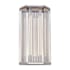 Alora Lighting Sabre 16" Tall LED Wall Sconce Polished Nickel / Ribbed Glass