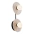 Alora Lighting Dahlia 2 Light 6" Wide LED Vanity Light Urban Bronze / Alabaster