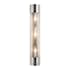 Alora Lighting Willard 3 Light 25" Tall Wall Sconce Polished Nickel / Clear Prismatic Glass