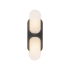 Alora Lighting Odin 2 Light 4" Tall Bathroom Sconce Urban Bronze / Alabaster